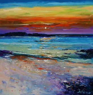 Quiet Evening at the Gauldrons Kintyre 24x24